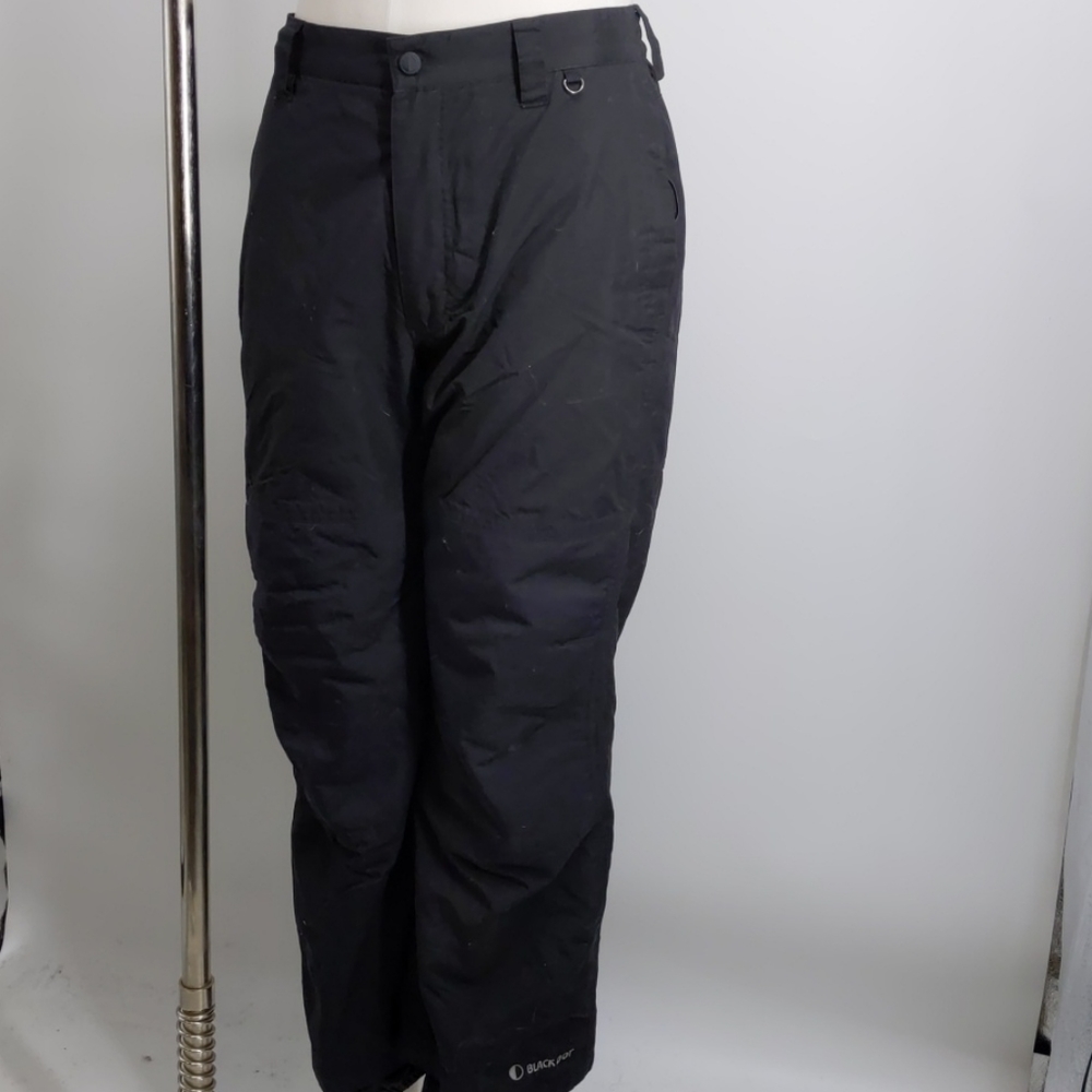 Black Dot black water-resistant snow pants-sz L
